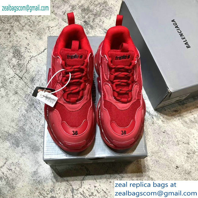 Balenciaga Triple S Clear Sole Trainers Multimaterial Sneakers 15 2019
