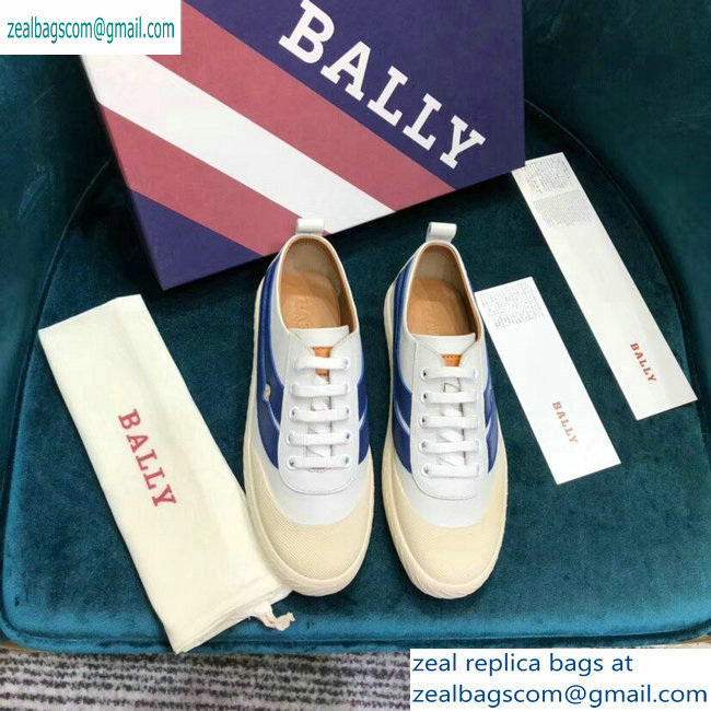 Bally Super Smash Low-top Sneakers White/Blue