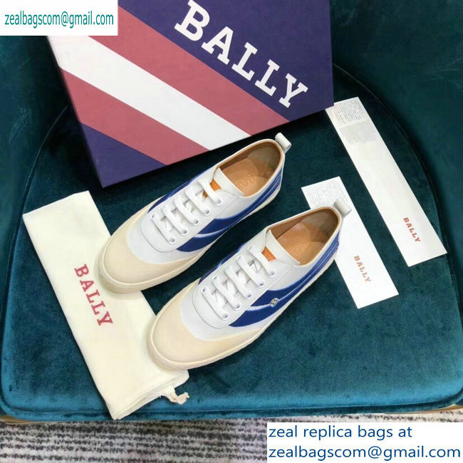 Bally Super Smash Low-top Sneakers White/Blue