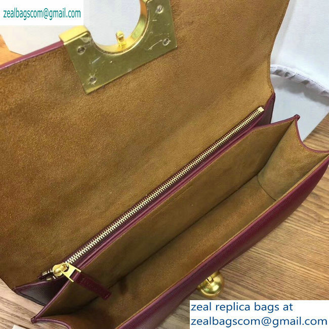 Bottega Veneta BV Classic Shoulder Bag Burgundy 2019
