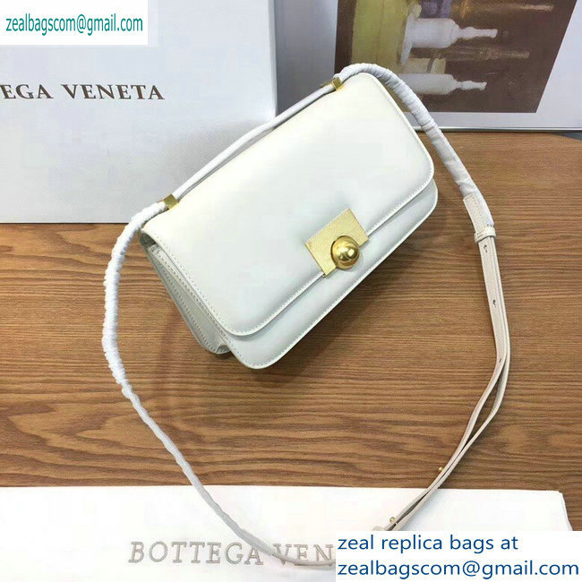 Bottega Veneta BV Classic Shoulder Bag White 2019 - Click Image to Close