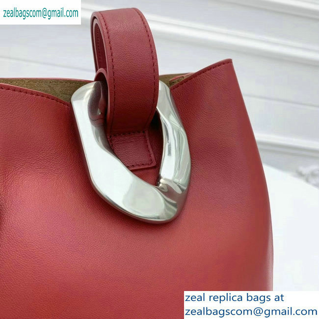 Bottega Veneta Drop Petite Bucket Bag Red 2019 - Click Image to Close