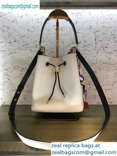 Bvlgari B.zero1 Bucket Bag White/Black 2019 - Click Image to Close