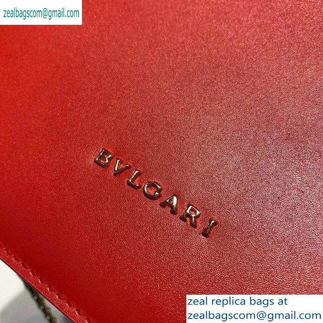 Bvlgari Serpenti Forever 18cm Crossbody Bag Galuchat Skin Red/Pink/Sky Blue 2019 - Click Image to Close