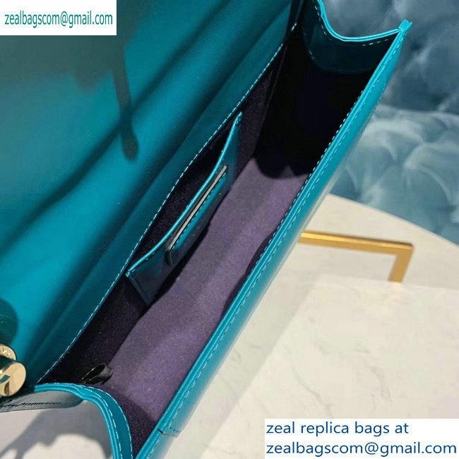 Bvlgari Serpenti Forever 22cm Flap Cover Bag Turquoise 2019 - Click Image to Close