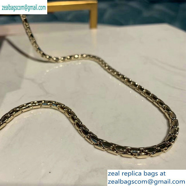Bvlgari Serpenti Forever 25cm Shoulder Bag Galuchat Skin Geometric Black/Silver 2019