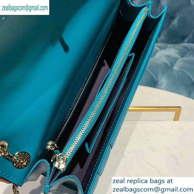 Bvlgari Serpenti Forever 27cm Shoulder Bag Turquoise 2019 - Click Image to Close