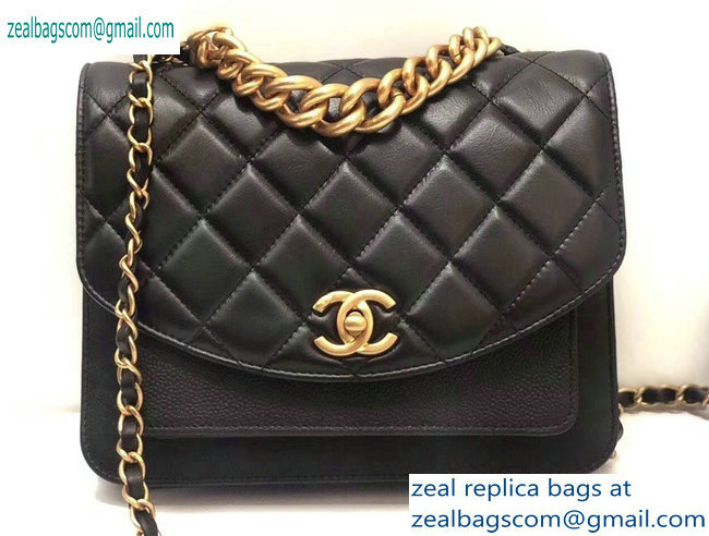 Chanel Chain Handle Flap Bag AS0785 Black 2019