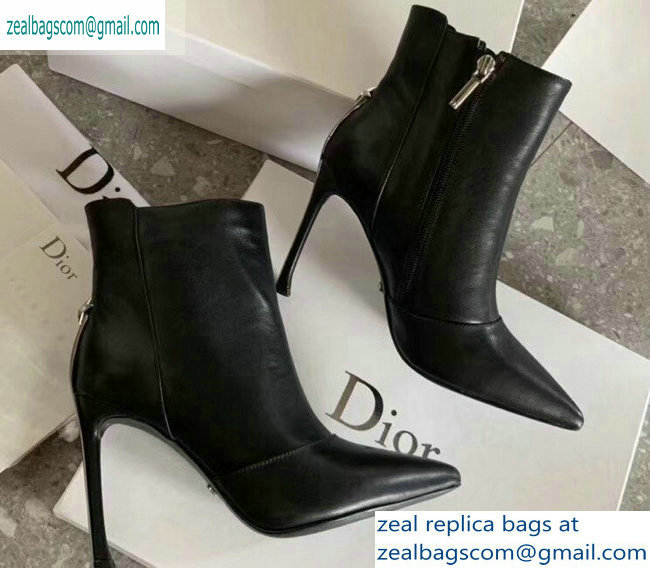 Dior Heel 10cm Star Ankle Boots Black 2019