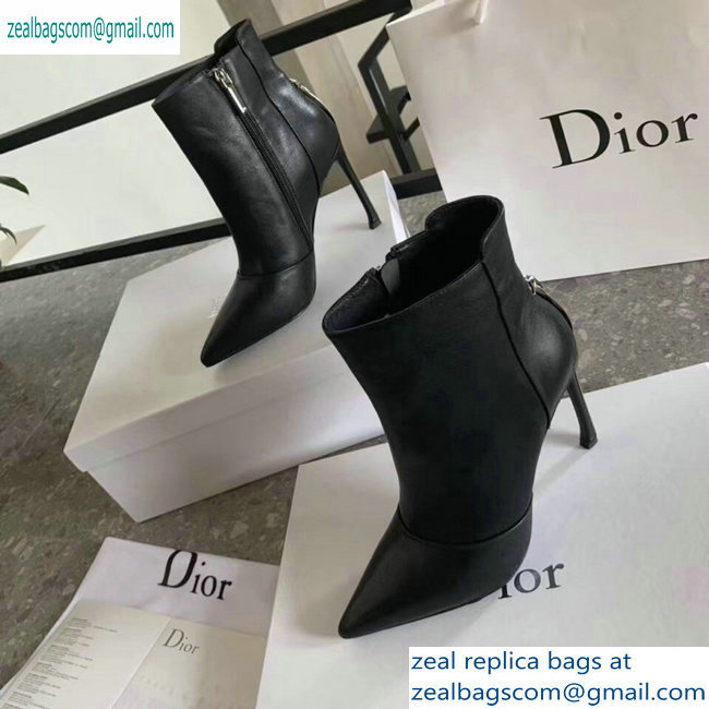 Dior Heel 10cm Star Ankle Boots Black 2019
