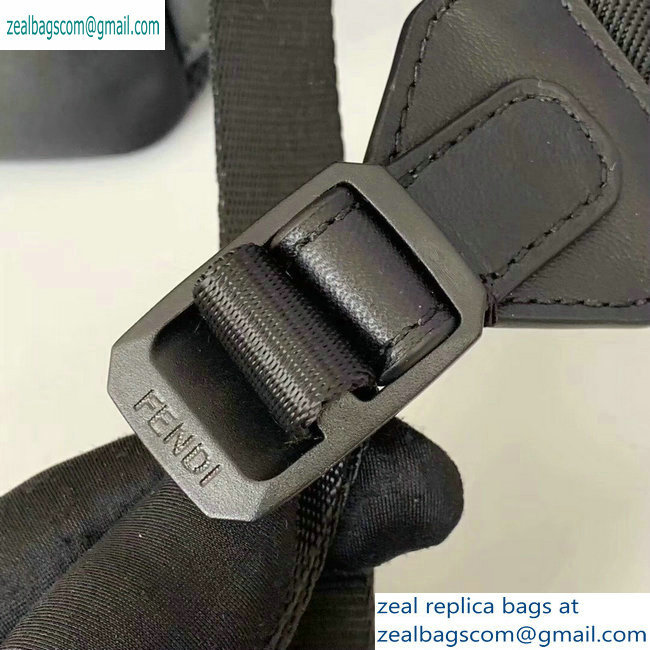 Fendi Bag Bugs Large Backpack Bag Black with Front Pocket 2019 - Click Image to Close
