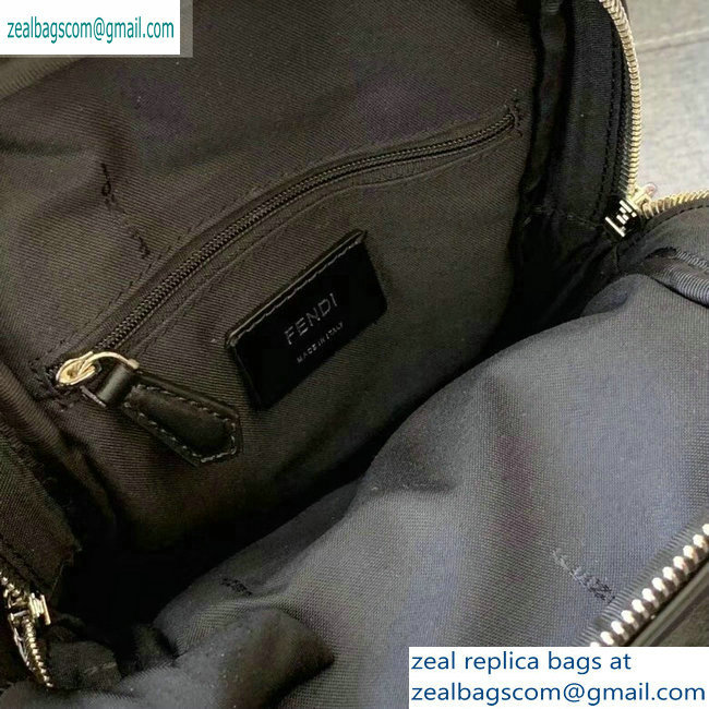 Fendi Bag Bugs Nylon One-shoulder Backpack Belt Bag Black/White Eyes 2019