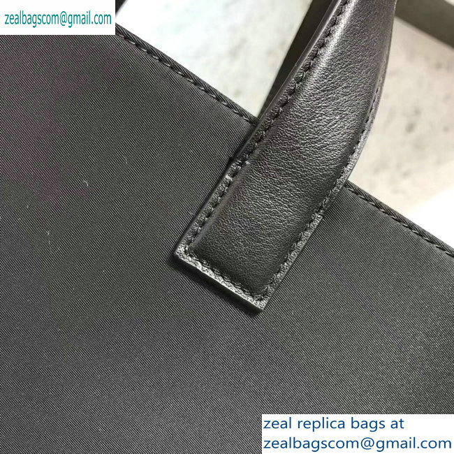 Fendi Bag Bugs Shopping Tote Bag Black/Metal Eyes 2019 - Click Image to Close