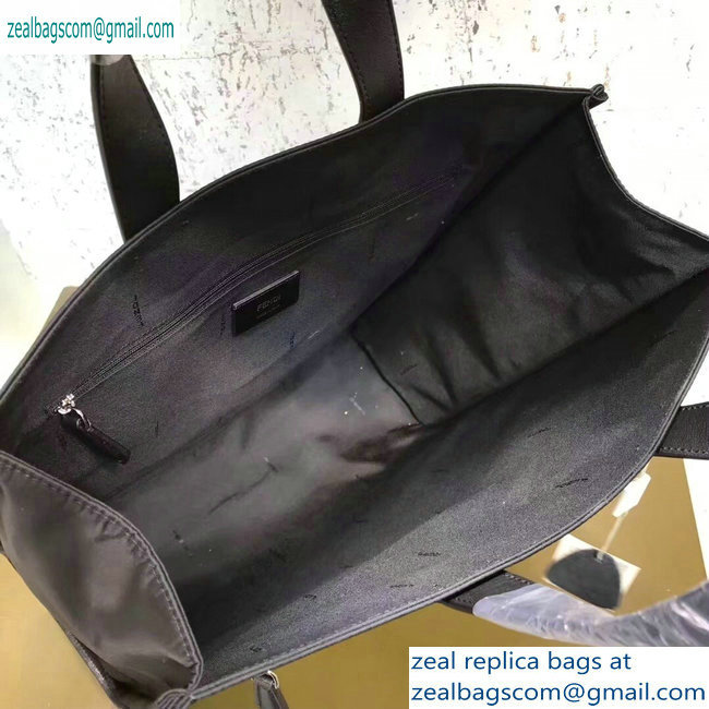 Fendi Bag Bugs Shopping Tote Bag Black/Yellow Eyes 2019
