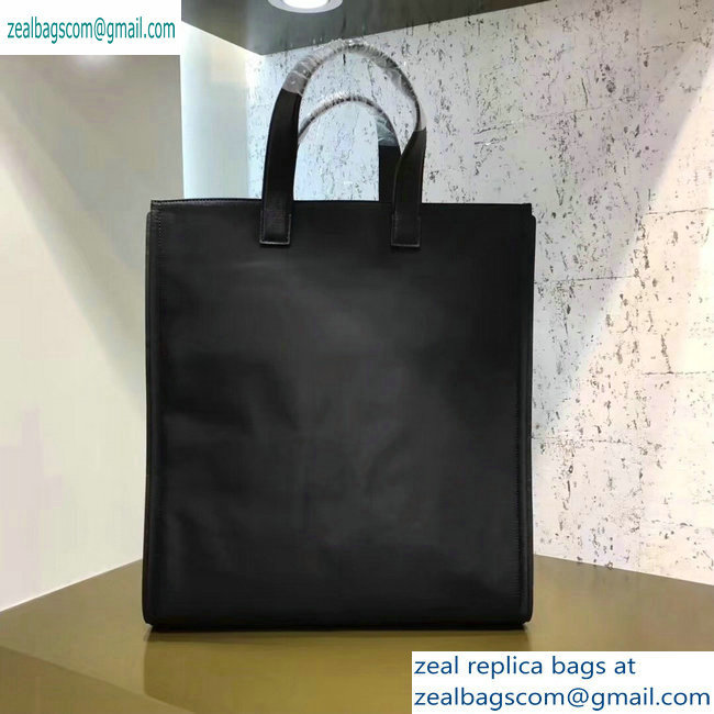Fendi Bag Bugs Shopping Tote Bag Black/Yellow Eyes 2019 - Click Image to Close