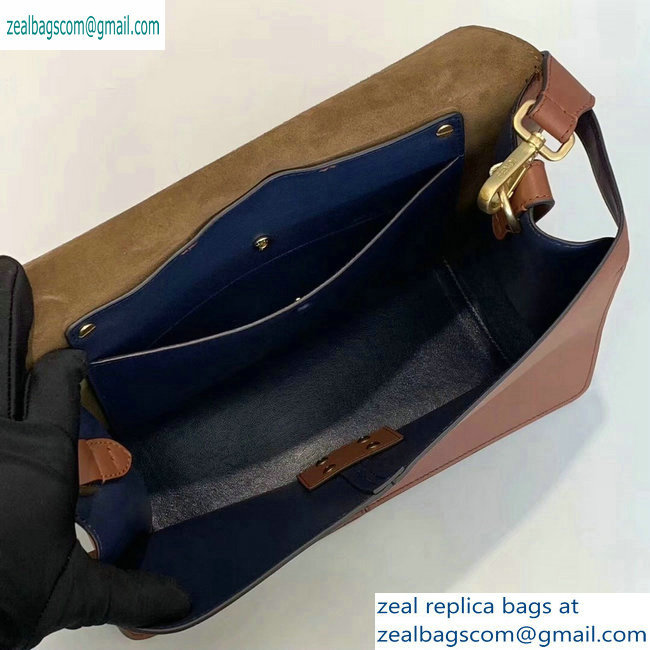 Fendi Leather Kan U Large Bag Brown 2019