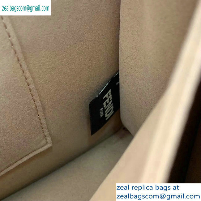 Fendi Leather Kan U Medium Bag Embossed FF Pattern 2019
