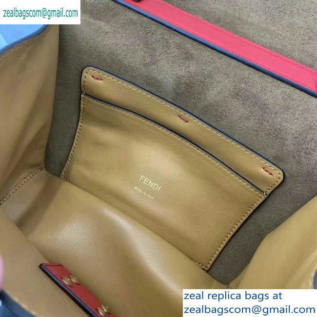 Fendi Leather Kan U Mini Bag Red 2019 - Click Image to Close