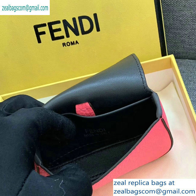 Fendi Roma Amor Leather Micro Baguette Bag Charm Fuchsia 2019 - Click Image to Close