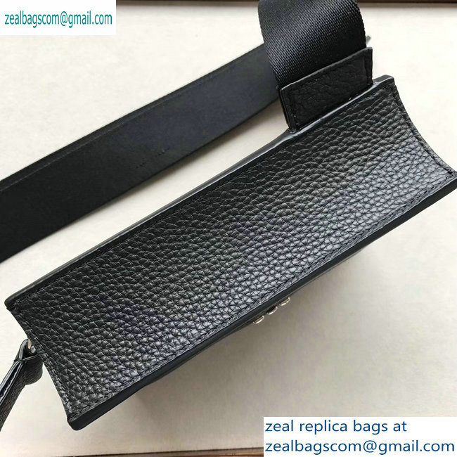 Fendi Roma Leather Messenger Bag Black 2019 - Click Image to Close