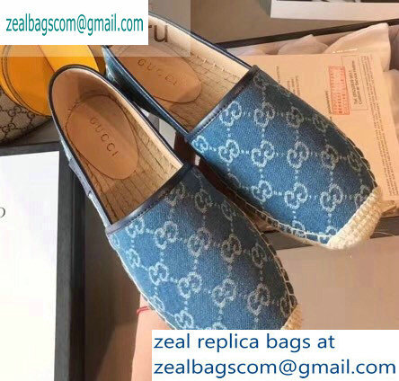 Gucci GG Denim Espadrilles 2019