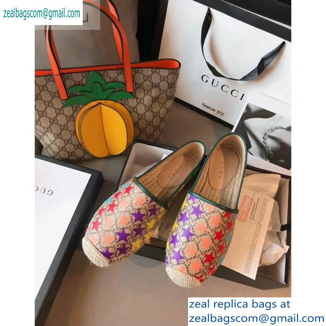 Gucci GG Star Print Espadrilles 2019