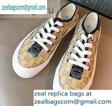 Gucci Interlocking G Sneakers GG Beige 2019 - Click Image to Close