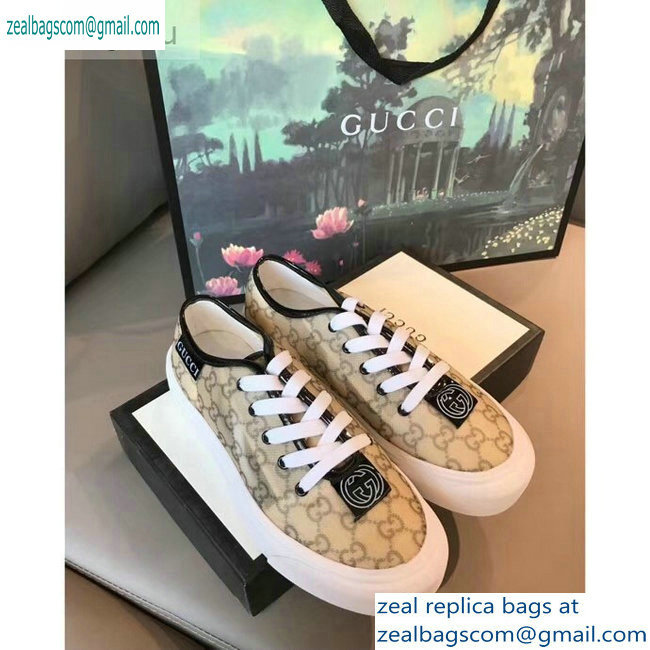 Gucci Interlocking G Sneakers GG Beige 2019