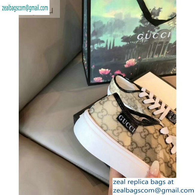 Gucci Interlocking G Sneakers GG Beige 2019 - Click Image to Close