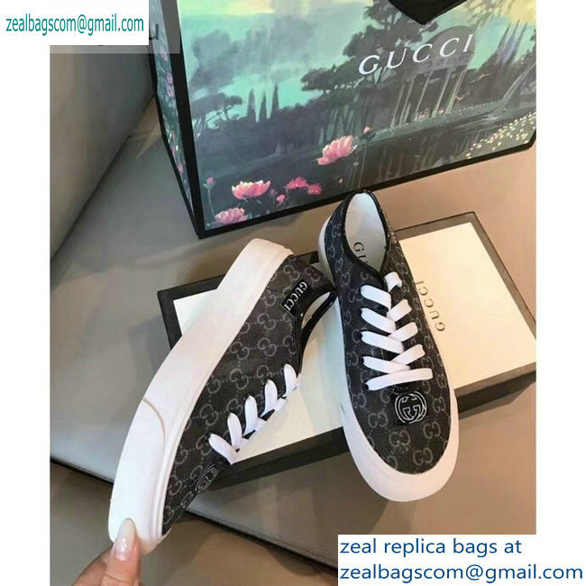 Gucci Interlocking G Sneakers GG Black 2019 - Click Image to Close