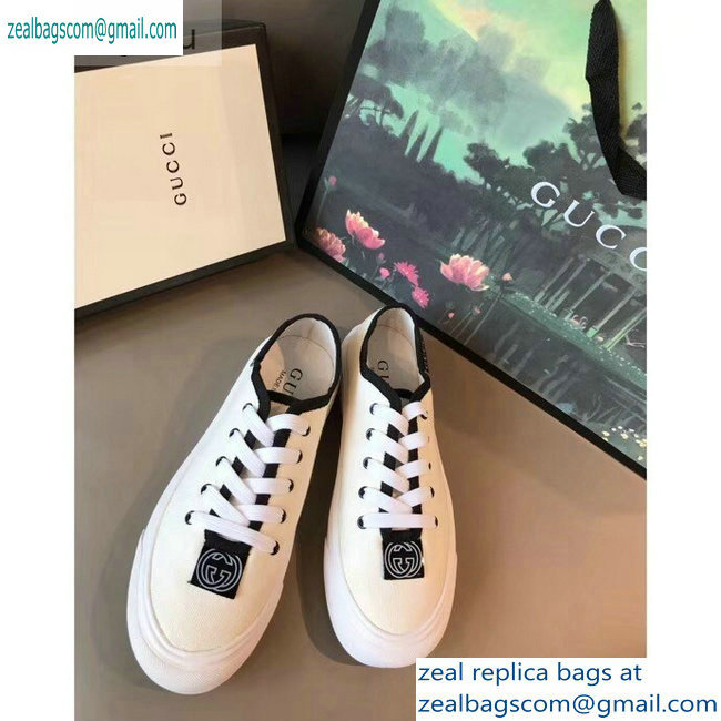 Gucci Interlocking G Sneakers White 2019