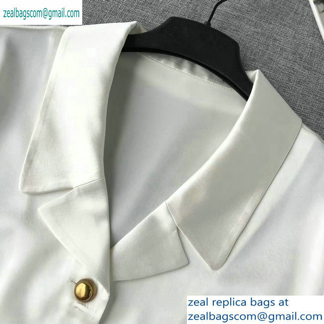Gucci White Shirt with Red Bow 2019 - Click Image to Close