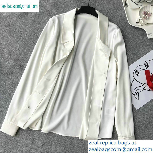 Gucci White Shirt with Red Bow 2019 - Click Image to Close