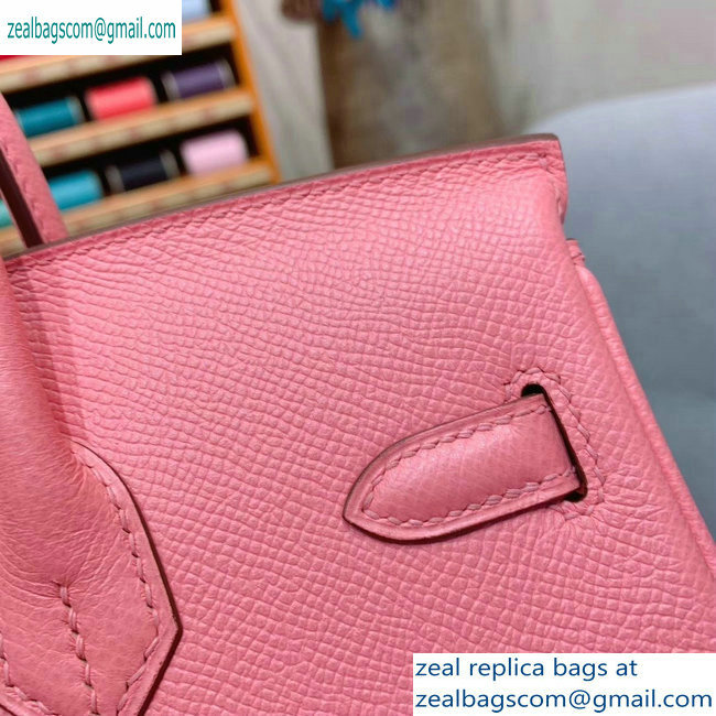 Hermes Birkin 25cm Bag in Original Epsom Leather Pink