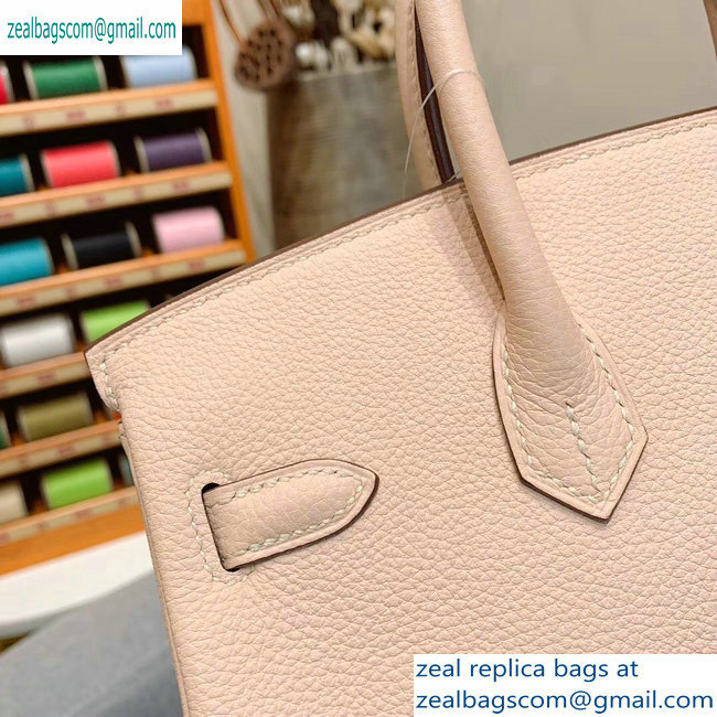 Hermes Birkin 25cm Bag in Original Togo Leather Beige