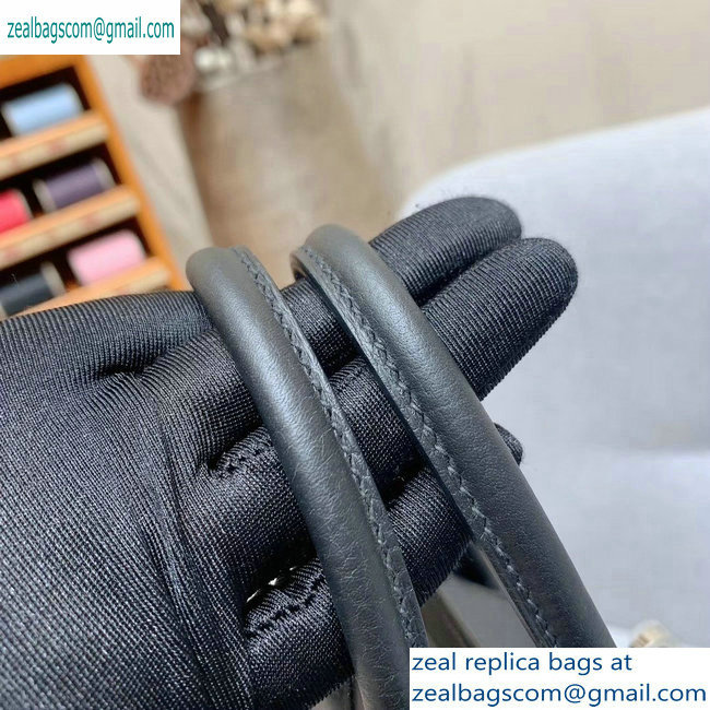 Hermes Birkin 25cm Bag in Original Togo Leather Black - Click Image to Close