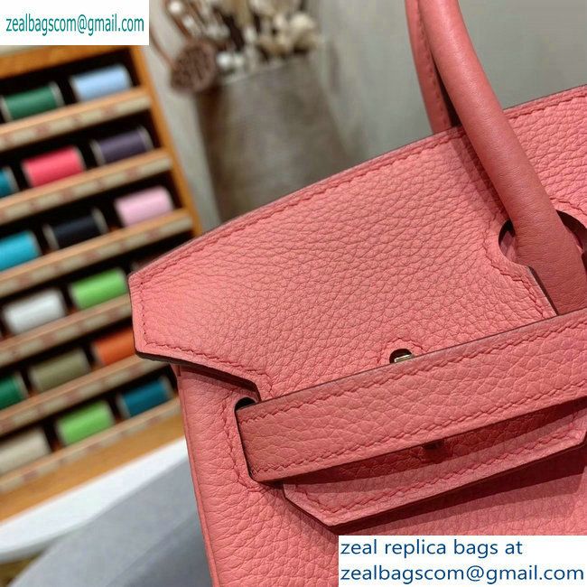 Hermes Birkin 25cm Bag in Original Togo Leather Pink