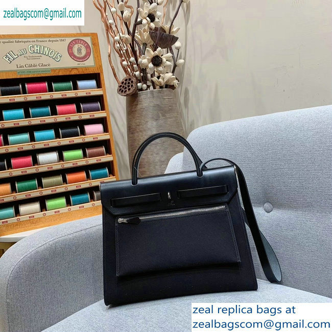 Hermes Herbag Zip 31 Bag in Original Quality Black - Click Image to Close