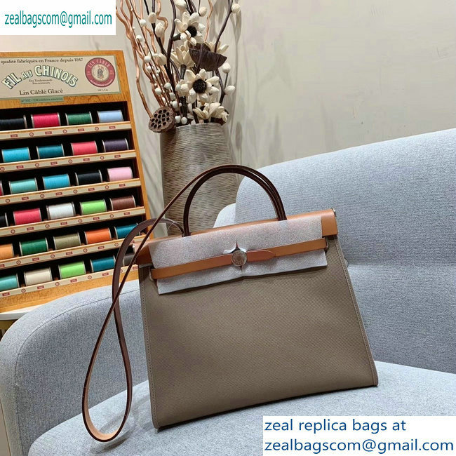Hermes Herbag Zip 31 Bag in Original Quality Brown/Camel