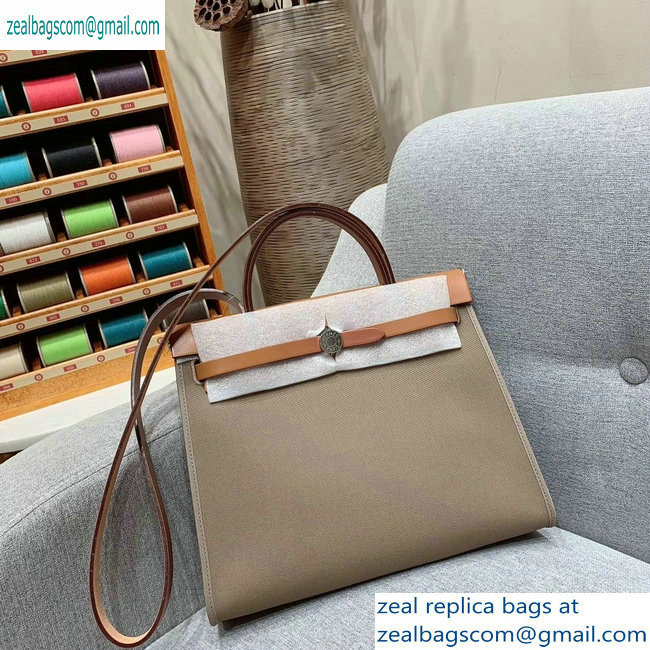 Hermes Herbag Zip 31 Bag in Original Quality Brown/Camel - Click Image to Close