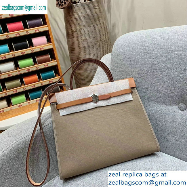 Hermes Herbag Zip 31 Bag in Original Quality Brown/Camel