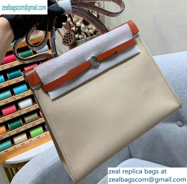 Hermes Herbag Zip 31 Bag in Original Quality Creamy