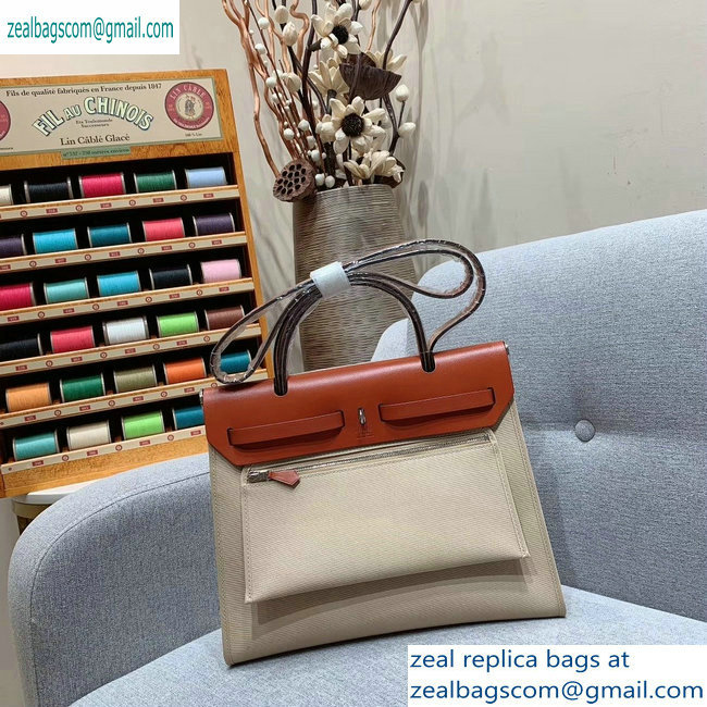 Hermes Herbag Zip 31 Bag in Original Quality Creamy