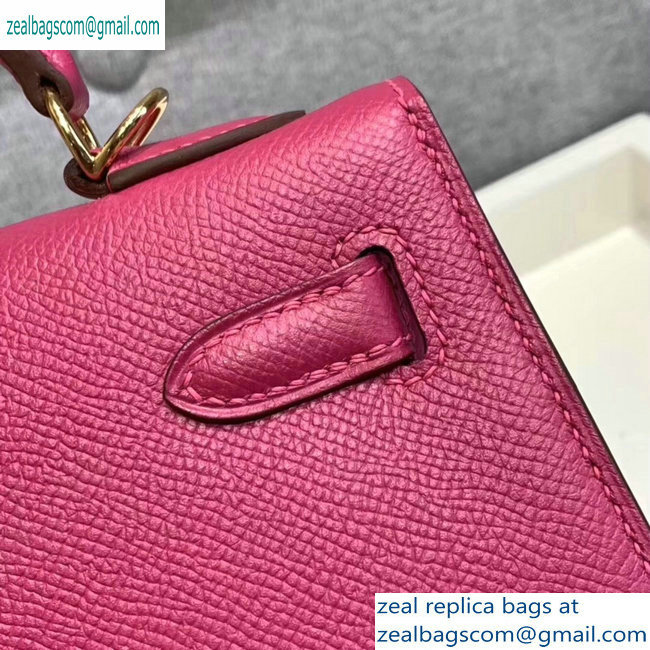 Hermes Kelly 25cm Bag in Original Epsom Leather Antiqued Rose