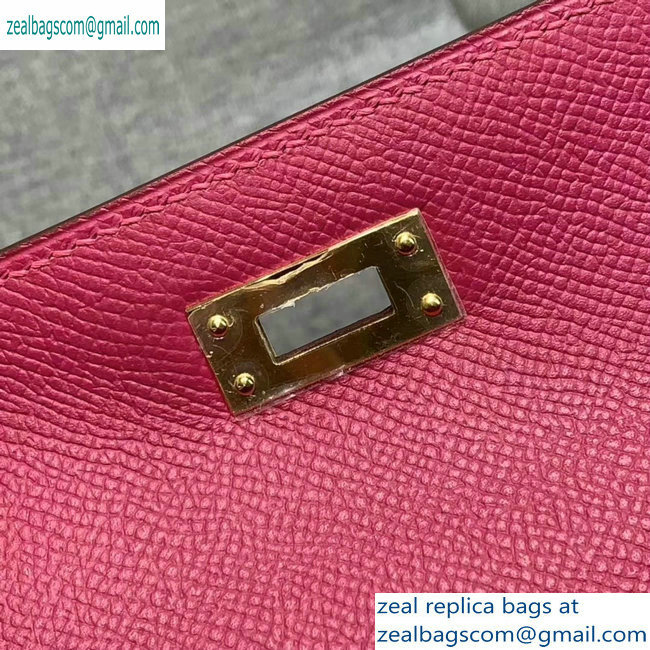 Hermes Kelly 25cm Bag in Original Epsom Leather Antiqued Rose