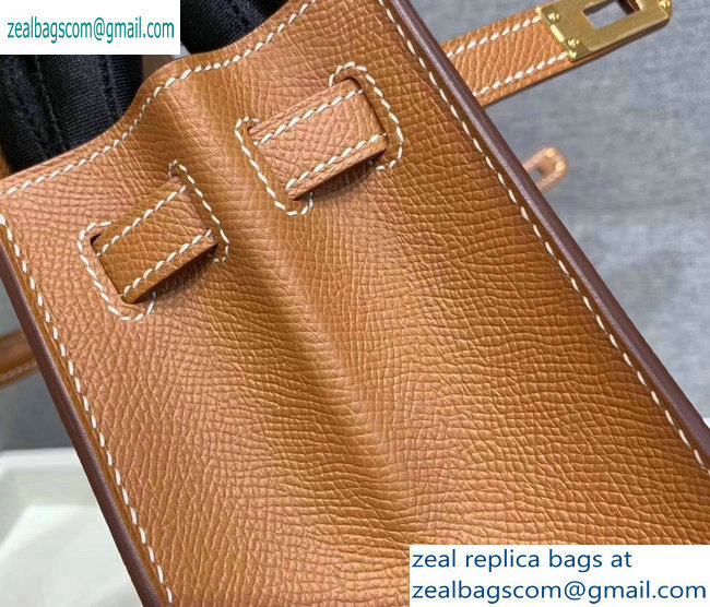 Hermes Kelly 25cm Bag in Original Epsom Leather Brown - Click Image to Close