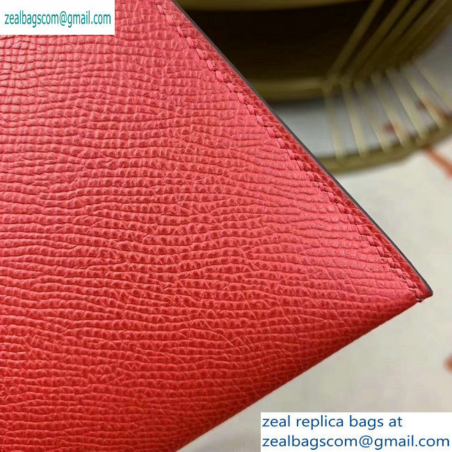 Hermes Kelly 25cm Bag in Original Epsom Leather Red