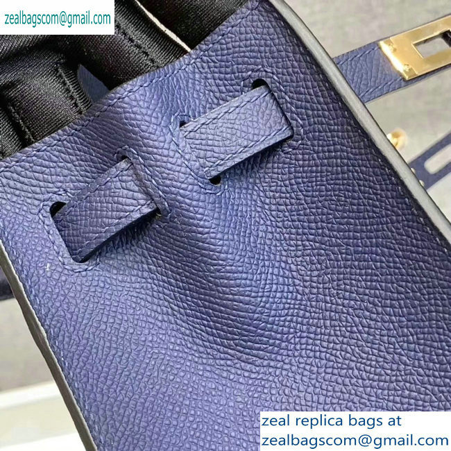 Hermes Kelly 25cm Bag in Original Epsom Leather Royal Blue - Click Image to Close