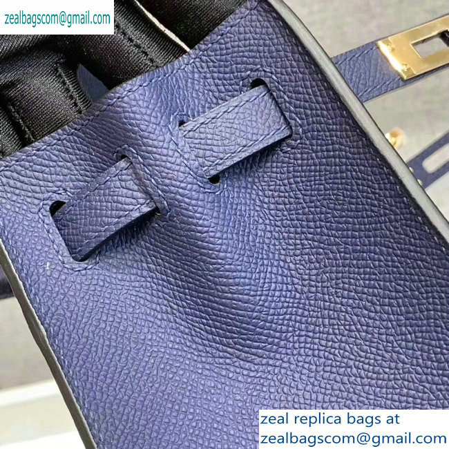 Hermes Kelly 25cm Bag in Original Epsom Leather Royal Blue