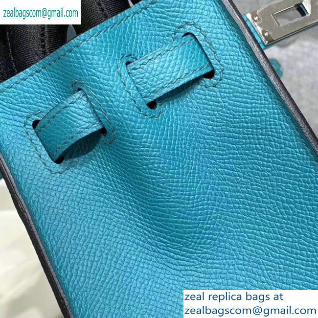 Hermes Kelly 25cm Bag in Original Epsom Leather Turquoise